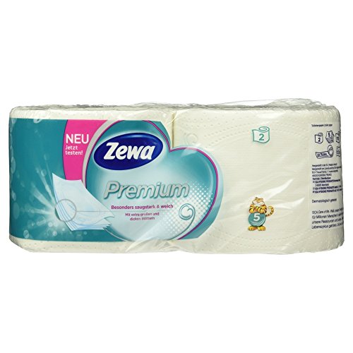 Preisvergleich Produktbild Zewa Premium 5-lagig Toilettenpapier, 2 Stück
