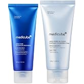 medicube Set for Visibly Thinner Pores in Summer: Zero Pore Mud Mask, Facial Cleanser