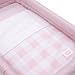 Cambrass Small Bed X Wood Canopy (46 x 78 cm, Bebe Pink)