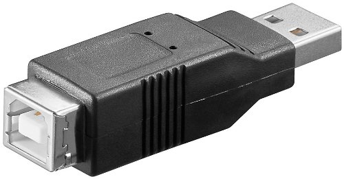 5er Set USB Adapter - A-Buchse auf B-Stecker