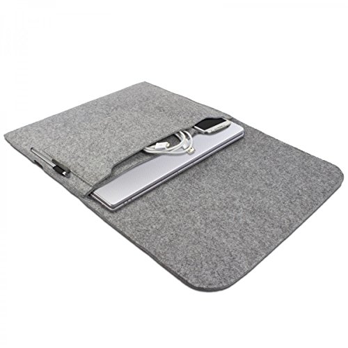Hülle für Lenovo U330p (13,3 Zoll HD LED) Notebook Schutz Tasche Laptop Case Soft Cover Schutzhülle Sleeve Filz hell grau
