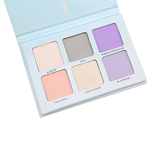 HENGSONG 6 Farben Make-up Palette Lidschatten Augenschminke Paletten Augen Gesicht Kosmetik - 2