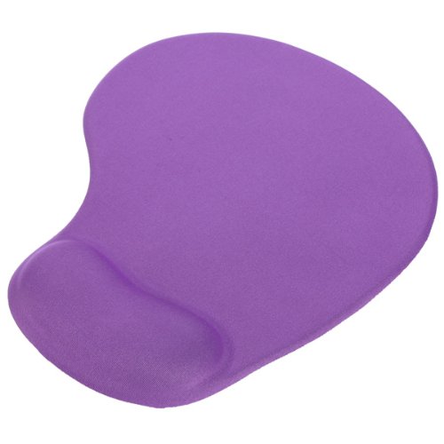 Mauspad mit Silikon Gel Handauflage Mouse Pad ergonomisches für Maus PC Lila