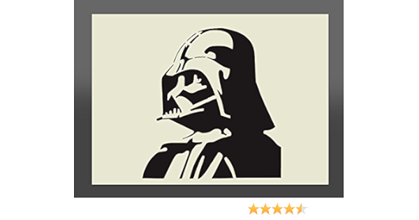 Pochoir Artisanal Inspiration Star Wars Dark Vador Mylar 21 Cm X 29 7 Cm Royaume Uni Amazon Fr Bricolage