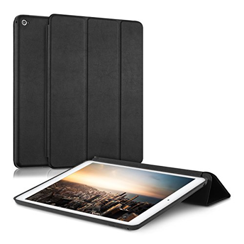kwmobile Smart Case für Apple iPad Air 2 in Schwarz mit praktischer STÄNDERFUNKTION