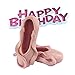 Produktbild Happy Birthday-Kuchendeko "Ballerina-Schuhe" 2-tlg.