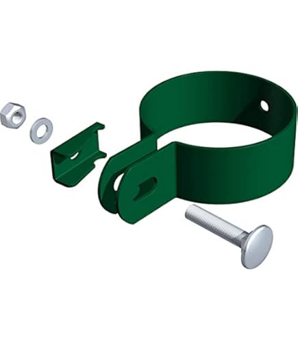 Morsetti Per Recinzioni DOJA - 10 Pezzi Zincati Da 60 Mm