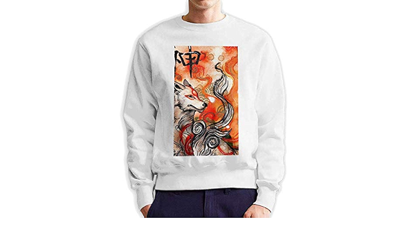 Lionel Philip Okami Amaterasu Felpa Girocollo da Uomo per Uomo : Amazon.it:  Abbigliamento