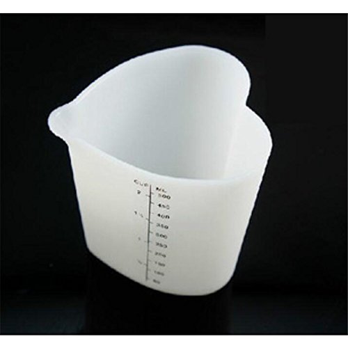 500 ml Herz Silikon Messbecher Cupcake Pancake Liquid Teig Spender Kochen Werkzeug Küche Esszimmer Bar Zubehör Home Supplies - 5