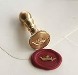 Mini-Siegel Messing Petschaft incl. Gravur Motiv Krone