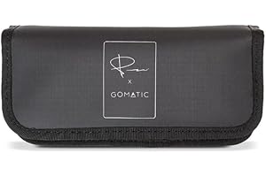 Gomatic McKinnon Battery Camera Case- DSLR Camera Battery Storage Pouch Bag/Case/Holder with Magnetic Closure for 3 Batteries - Suitable for Standard DSLR Batteries