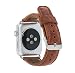 Produktbild Barchello Apple Watch Premium Lederarmband für Series 1 / 2 / 3 mit GRÖßENAUSWAHL 38mm oder 42mm / FARBAUSWAHL für LEDER und CONNECTOR (42mm, Braun / Silberfarbener Connector & Schließe)