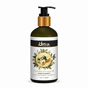 UPXIA Avocado & Argan Shampoo , Intense Repair Shampoo , For Damaged Hair , For Hair Growth, Repair Dry & Frizzy Hair , Free Paraben - 300 ml