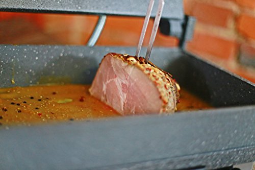 JOLTA ® / Schaefer XXL TANDUR Multikontaktgrill mit Granitbeschichtung -Ideal für Diäten und Lahmacun - 3
