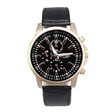 Teresamoon Big Förderung Sport Handgelenk Watch Casual Band Length: About 22cm Schwarz