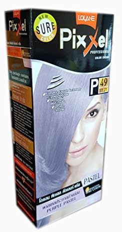 PERMANENT PASTEL Hair Colour Cream Dye Goth Cosplay Emo Punk Purple Violet - w/ Omea Oil