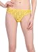 Clovia Women Sexy Lacy Thong In Yellow RS.249.00