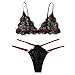 Produktbild ABsoar Reizvolle Dessous Set Neue Frauen Bandage Spitzen Soft Bustiers Zapfen Gesetzte Bodydoll Nachtwäsche Verband Büstenhalter Unterwäsche