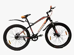 Kross Xceed 27.5T Single Speed Cycle with Dual Disc Brake & Shocker Suspension Bicycle MTB Bike Black, Age 15+ Years