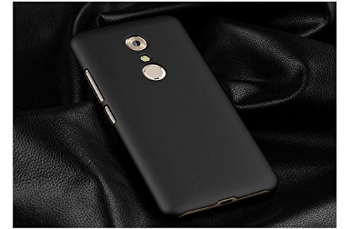 EIISION ZTE AXON 7 Funda Ultra ligero Suave mate sedoso pintura PC Funda protectora de tel  fono  Negro 