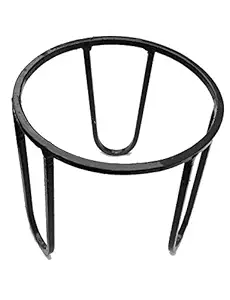 A-One Steels Iron Flower Pot Stand, Black, 7x7x7 Inch, 3 Pieces