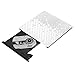 Produktbild Externes DVD Laufwerk, YOKKAO USB 3,0 Extern optische CD/DVD Brenner Touch Control für Laptops, Desktops, Notebooks - Weiß