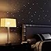 Glow in the dark stickers: 50 pieces of fluorescent dots - for a starry night sky
