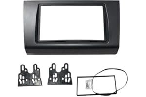 AIOFOGXC 2 Din Audio Panel DVD Navigation Panel Frame Car Fascias Stereo Radio Panel/Fit For Suzuki Swift 2005-2010 (Color : Black)