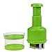 Produktbild Minkoll Gemüseschneider, Gemüse Cutter Chopper Lebensmittel Pressen Zwiebel Knoblauch Slicer Peeler Dicer (grün)