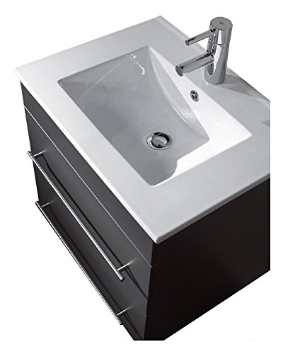 Badmöbel Milet anthrazit seidenglanz - 4