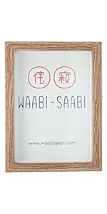 Waabi-Saabi Beachwood Picture Frame (Pack of 1, Natural Wood)