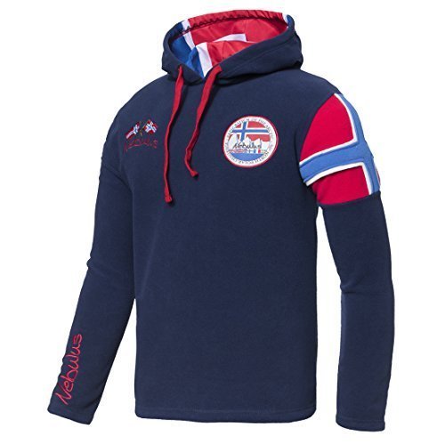 Nebulus Cosy (Q1689) - Hooded Fleece Jumper - Men - navy blue - XL
