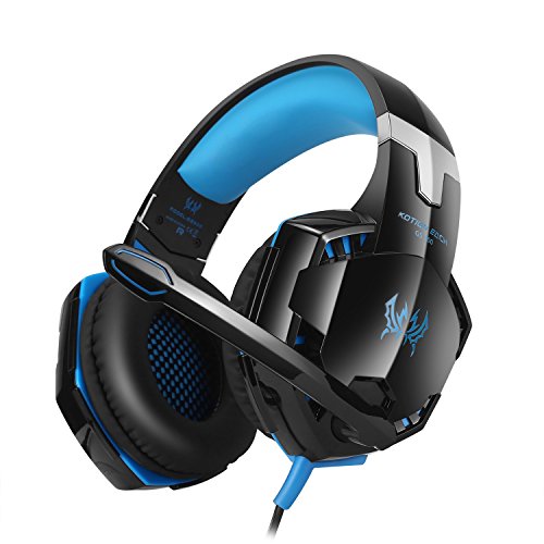 Gaming Headset for PS3 PS4 XBOX 360, Simpeak 3.5mm Stereo Over-Ear Gaming Headphones Headband with Mic for PC Computer Games...