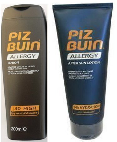 Piz Buin Allergy Duo Sun Lotion Spf 30 & Allergy Aftersun Prevent Prickly Heat