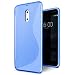 Produktbild Nokia 6 Hülle, Conie [S Line Series] Soft Flex TPU Case Ultradünn Echtes Telefongefühl handyhüllen PC Bumper Cover Schutz Tasche Schale Schutzhülle für 6 hartschale dünn (Blau)