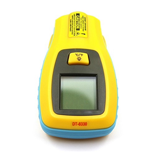 Gelb Mini DT – 8330 Berührungslose Infrarot Digital-Thermometer, LCD - 2