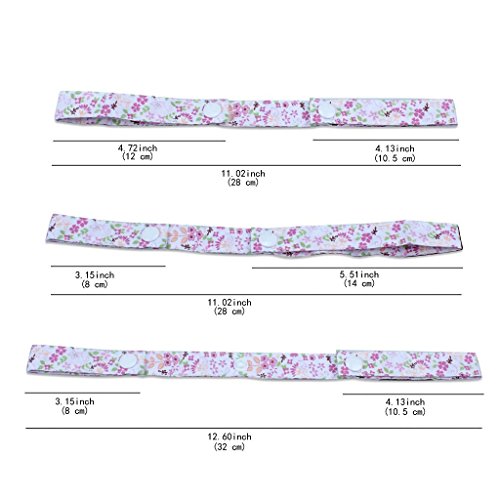 Edealing Verlorene Anti Stroller Straps Zubehör Toy Leash-Saver Baby Niedlich Spielzeug Gurte mit Knopf Verschlüsse 4er Pack - 5
