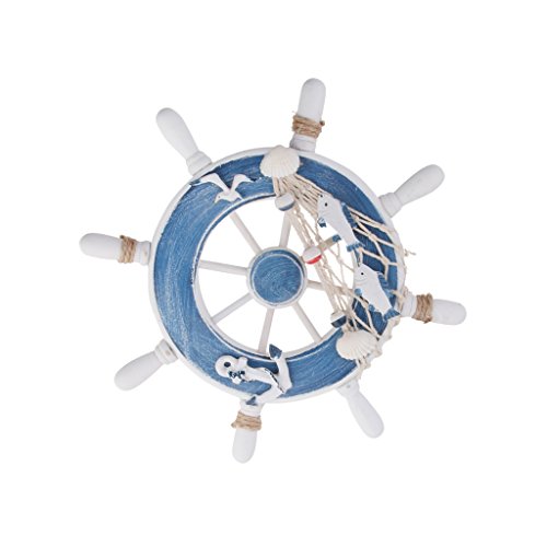Gazechimp Wanddeko Anhänge Schiff Lenker Lenkrad Steuerräder Ornament - 4