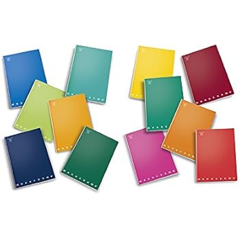 Rhino - Libro Per Esercizi Con Pagine Bianche E A Righe, Da 15 Mm, Formato A4, Confezione Da 10, Colore: Verde Chiaro - Foto 12