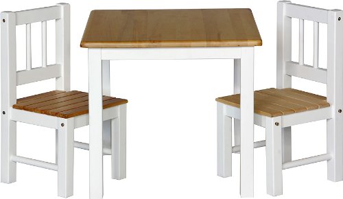 IB-Style - Children's seating area NOA | 3 combinations | 2 chairs + 1 table | table and chair nursery furniture kids