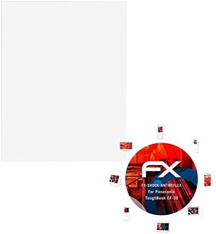 atFoliX Panasonic ToughBook CF-30 Anti Shock Screen Protector - 2 x FX-Shock-Antireflex anti-reflective and shock-absorbing Shock Absorption Protection Film