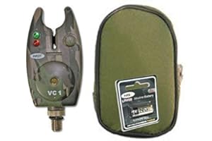 NGT Delexe Carp Coarse Fishing Camo Bite Alarm Indicator With Free Battery Volume Change