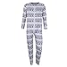 Produktbild Mssugar Weihnachten Schlafanzug Familien Outfit Mutter Deer Reindeer Vater Kind Baby Pajama Langarm NachtwäSche Print Sleepwear Top Hose Set Jumpsuit