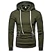 Produktbild Herren Sweatjacke Kapuzenjacke Hoodie Zipper Pure Colour Pullover Langarm Kapuzenpulli Tops Bluse Reißverschluss Kapuzenpullover O-Neck Baumwolle Sweatjacke Felicove