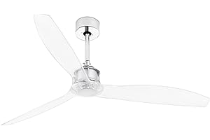 FARO BARCELONA Faro 33394 - JUST FAN Ventilatore da soffitto cromo con motore DC