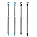 Produktbild 4 Stück Metall Teleskop Touchscreen Stylus Pen für Nintendo 3DS -- Schwarz & Blau