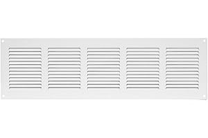 GENERIC Kratka wentylacyjna, 500 x 200 mm, biała, kratka wentylacyjna, siatka metalowa