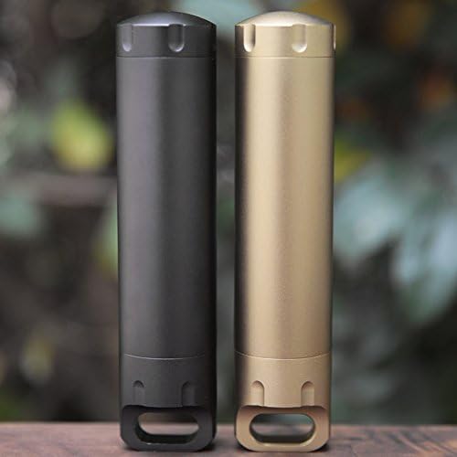 Waterproof Case Container,ZAVF-Small Emergency Container for Matches, Medicine, or Other Tiny Items EDC Emergency Tool (Two color)