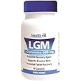 Healthvit L-Glutamine Powder Capsules 500mg | Post Workout Supplement for Men and Women | 60 Capsules | Ideal for Fitness Enthusiasts | Pack of 1
