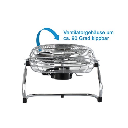 SUNTEC Bodenventilator CoolBreeze 5.000 BV [50 cm Flügel-Ø, 3 Stufen, TVentilatorflügelgehäuse um ca. 90° kippbar, 145 Watt] - 3